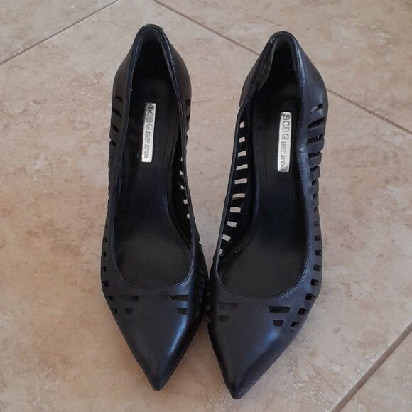 BCBGeneration Leather perforated heels - Picture 2 of 12